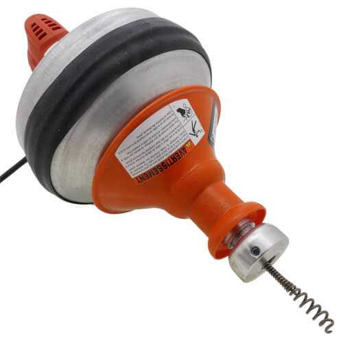 General Wire SV-F Super-Vee Drain/Sewer Cleaning Machine W/ 25' x 1/4 Cable - Image 4