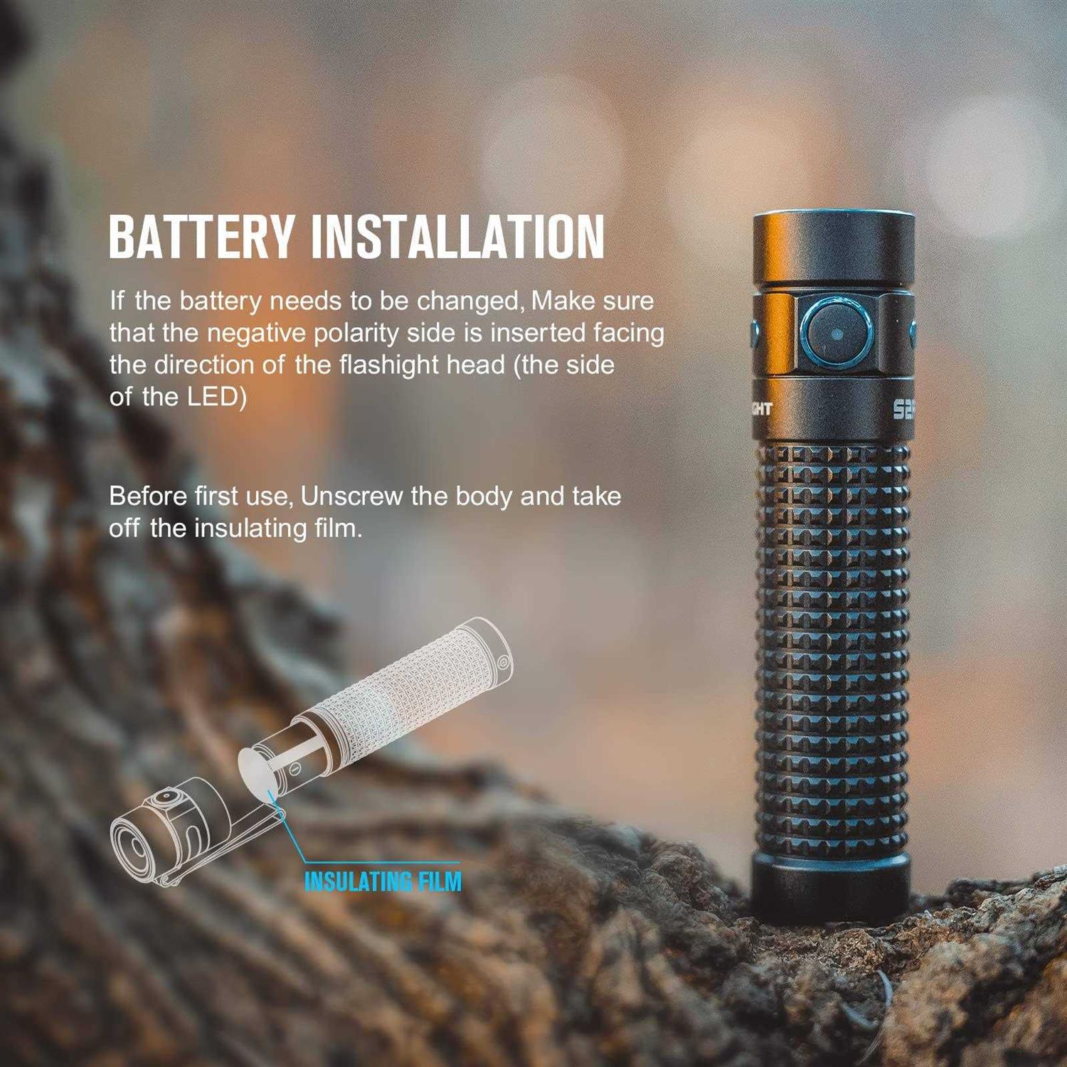 Olight S2R Baton II Flashlight - Image 4
