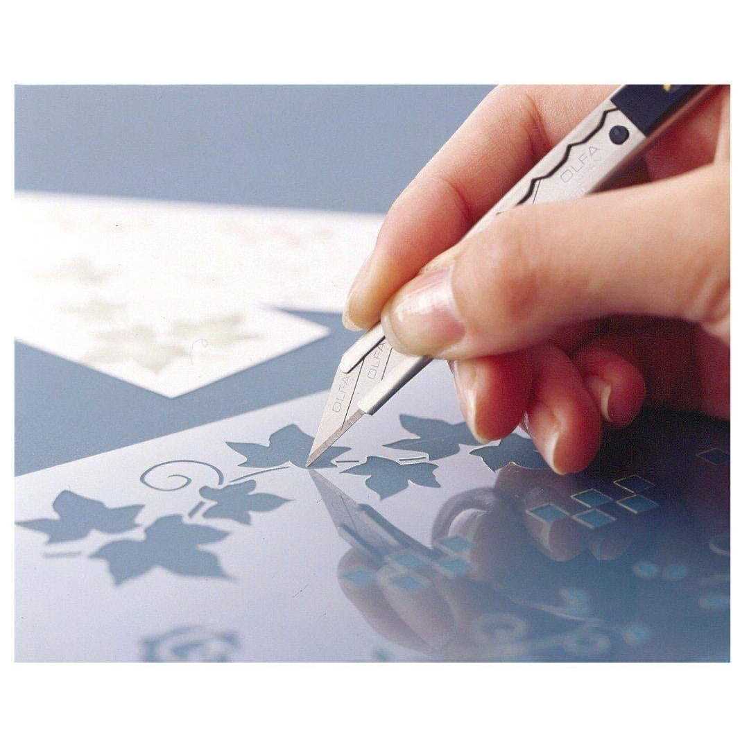 Olfa 141b 9mm Stainless Steel Auto-Lock Utility Knife - Image 5