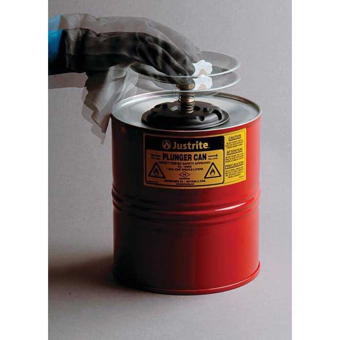 Justrite 10308 Plunger Can - Image 3