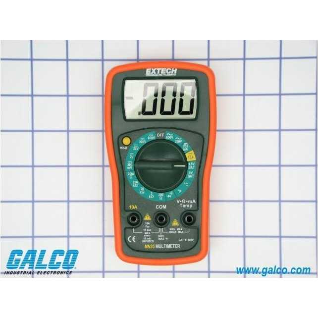 Extech MN35 Digital Mini Multimeter - Image 3