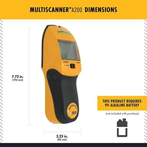 Zircon MultiScanner A200 Electronic Wall Scanner / Metal Detector/ Live AC Wire Detection with Spotlite Pointer - Image 5