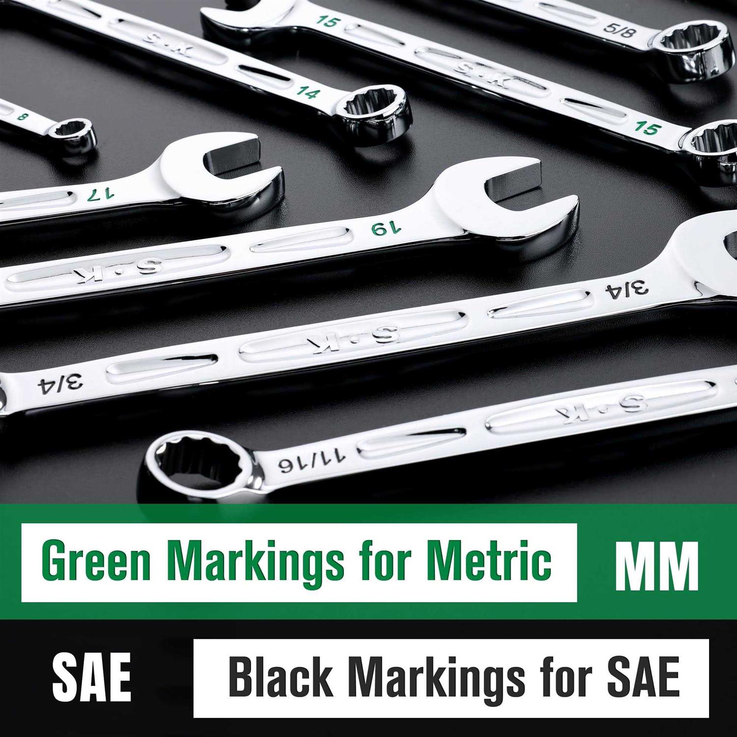 SK Combination Wrench Set Metric 8 - Image 5