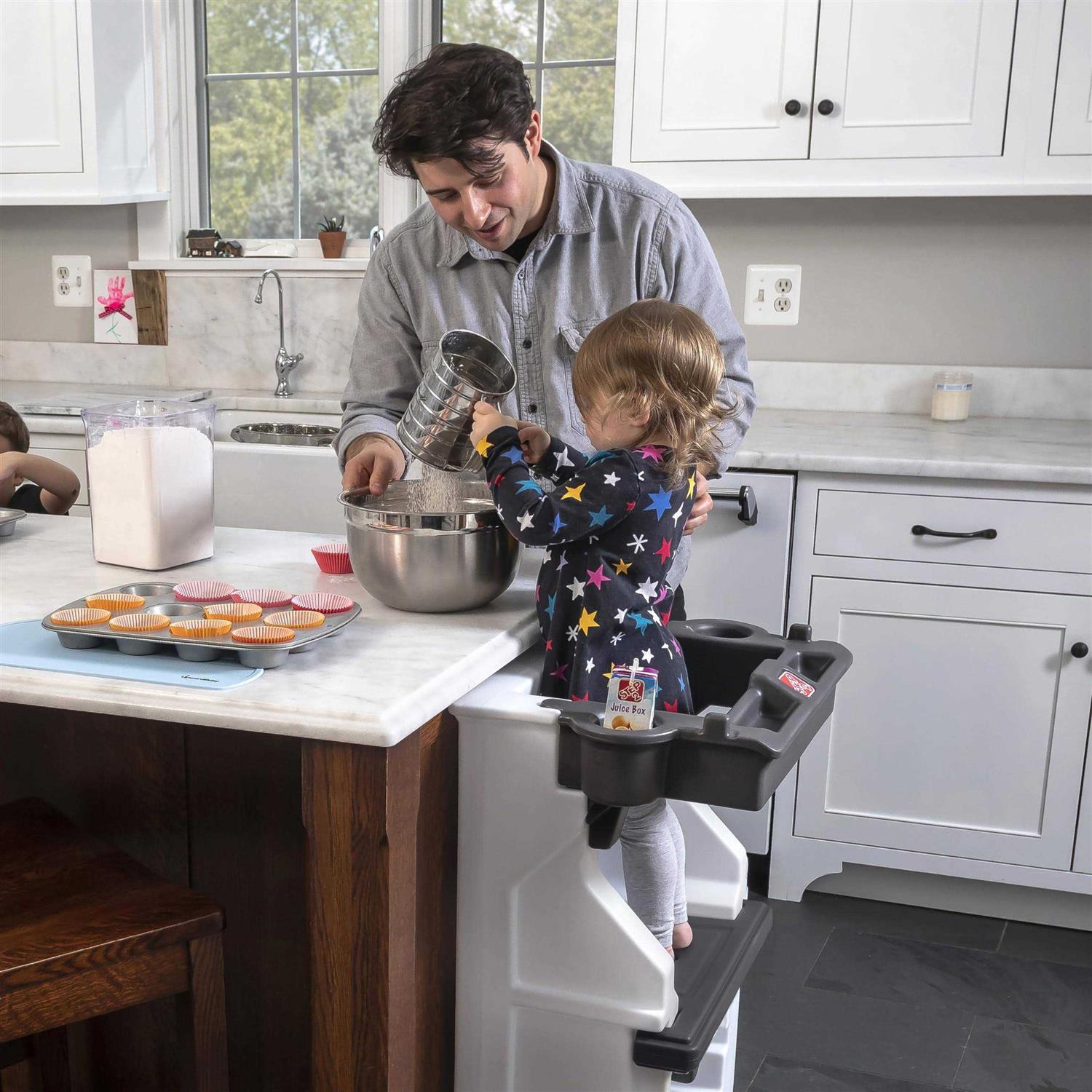 Step2 Mobile Helper Toddler Tower, Grey - Image 3