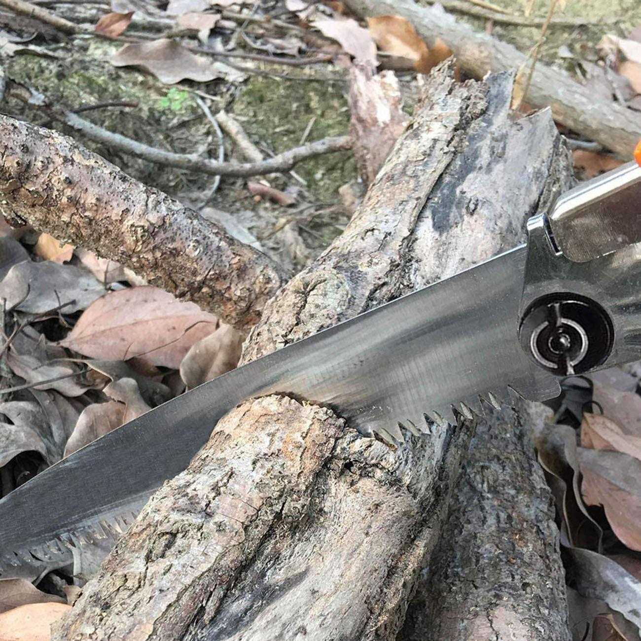 REXBETI Folding Saw Heavy Duty 11 Inch Extra Long Blade Hand Saw for Wood Camping - Image 5