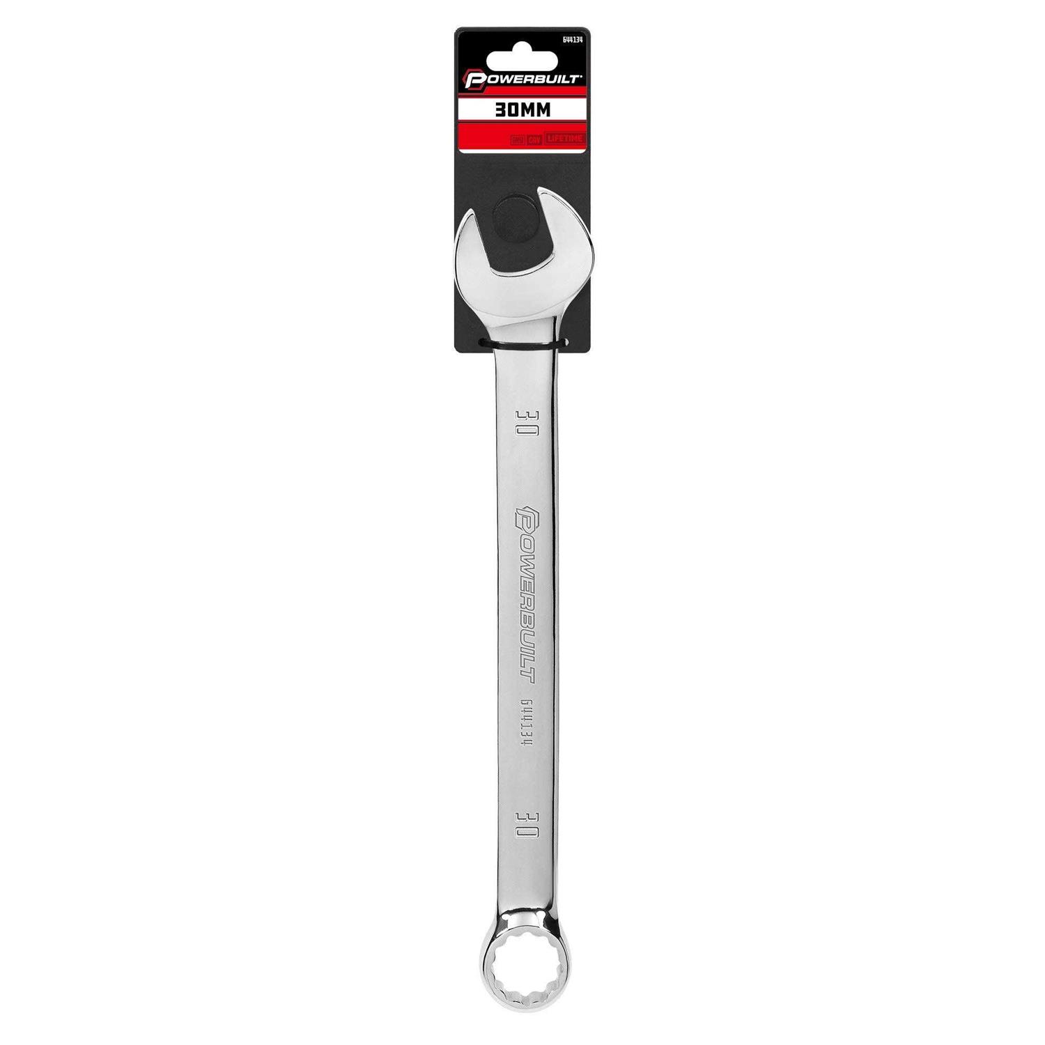 Powerbuilt Fully Polished Metric Combination Wrench - Image 5