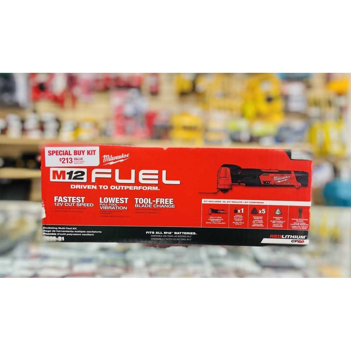 Milwaukee 2526-21 M12 FUEL 12V Multi-Tool w/ 2.0 Ah Battery - Image 4