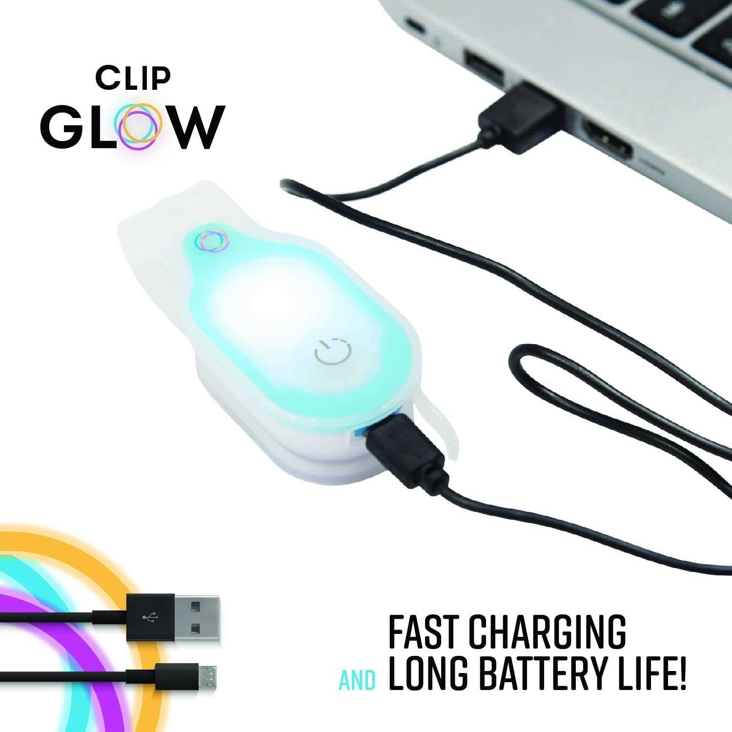 Lightsflo Clipglow Rechargeable Night Light Nurse Nightshift Hands Free Lightweight Emergency Flashlight For Walking Running Pets Outdoors - Image 4