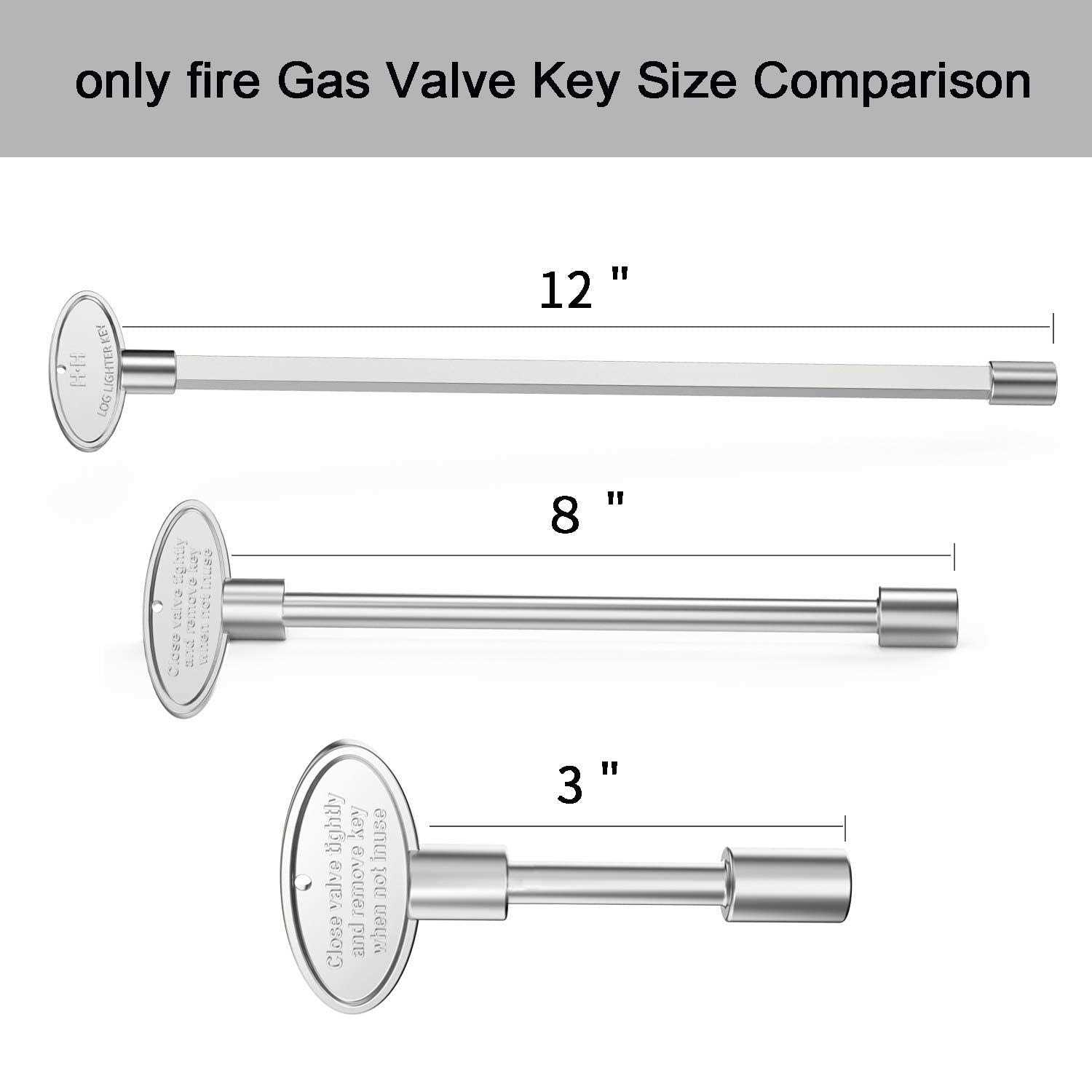onlyfire Universal Gas Valve Key for Gas Fire Pits and Fireplaces - Image 5