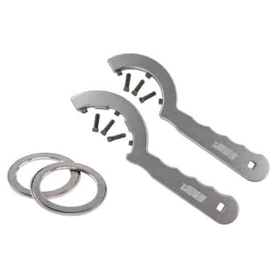 JEGS 81802 Universal Billet Spanner Wrench Set Removable Teeth - Image 4