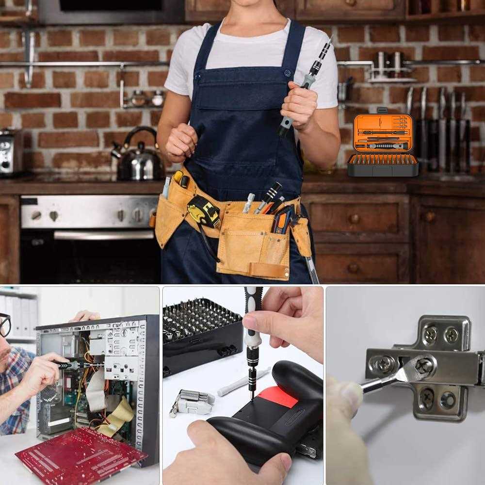 RARTOP Precision Screwdriver Set 130 in 1 with 120 bits Repair Tool Kit - Image 3