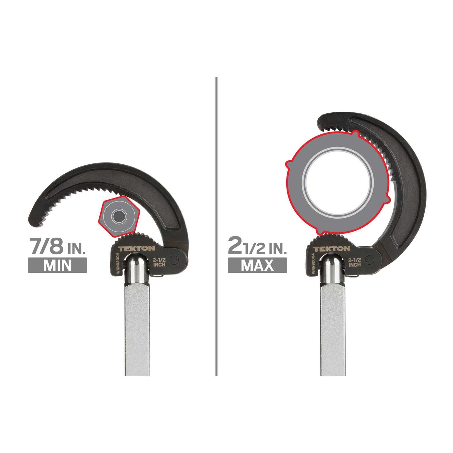 Tekton 10 to 17 Inch Telescoping Basin Wrench WRN92004 - Image 4