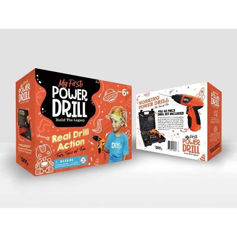 My First Power Drill Set Real Cordless Drill for Boys and Girls - Image 2