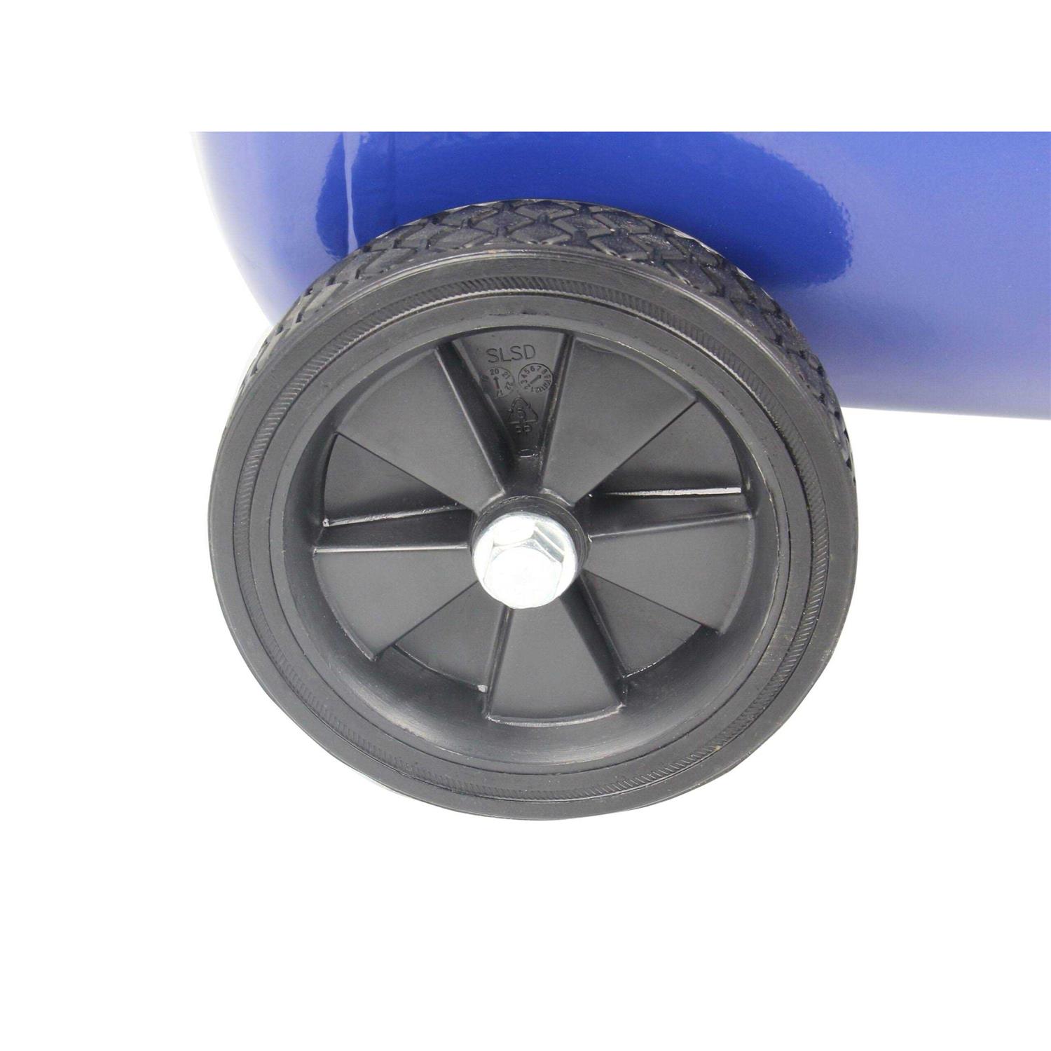 Goodyear. 8 Gallon Quiet. Oil-Free Horizontal Air Compressor. Portable with Handle and Wheels - Image 4