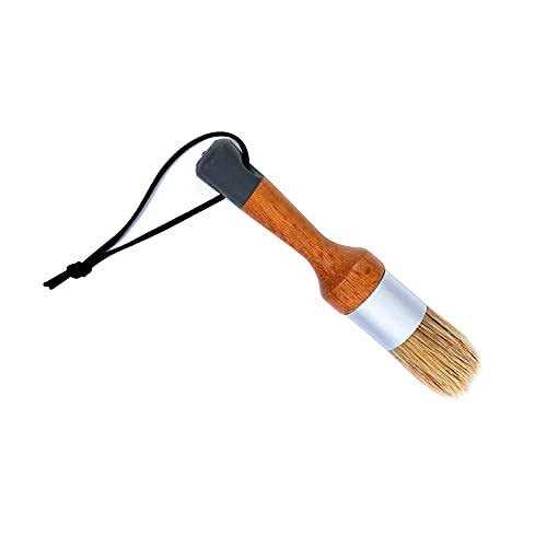 Mister Rui Chalk Paint Brush, Wax Paint Brush Set 3 Pack, Round Paint Brushes Use with All Paints, Natural Bristle Brushes for Painting or Waxing - Image 4