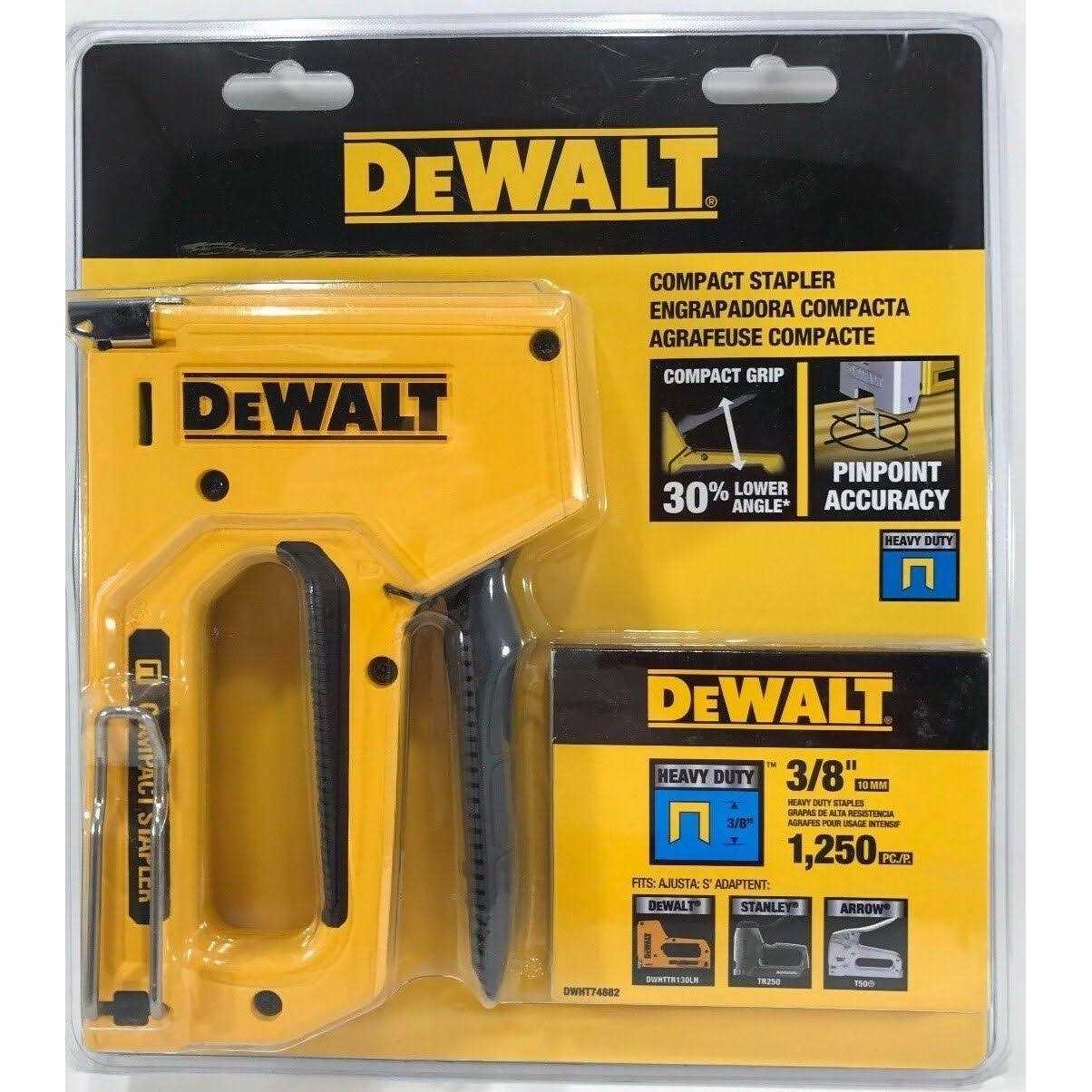 DEWALT 4 in. Heavy-Duty Compact Staple Gun - Image 5