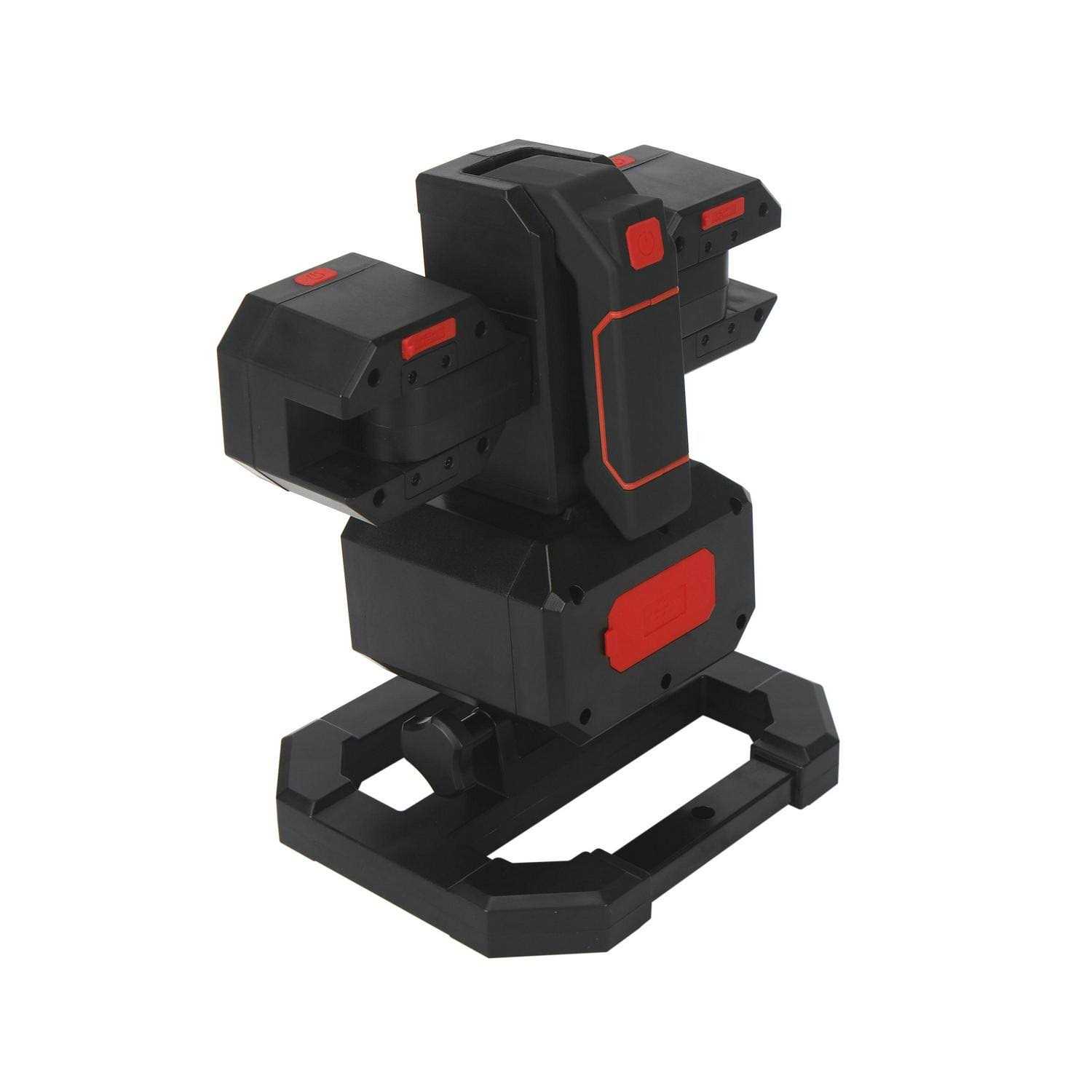 Hyper Tough 2000-Lumen LED Rechargeable Work Light & Detachable Spotlight - Image 4