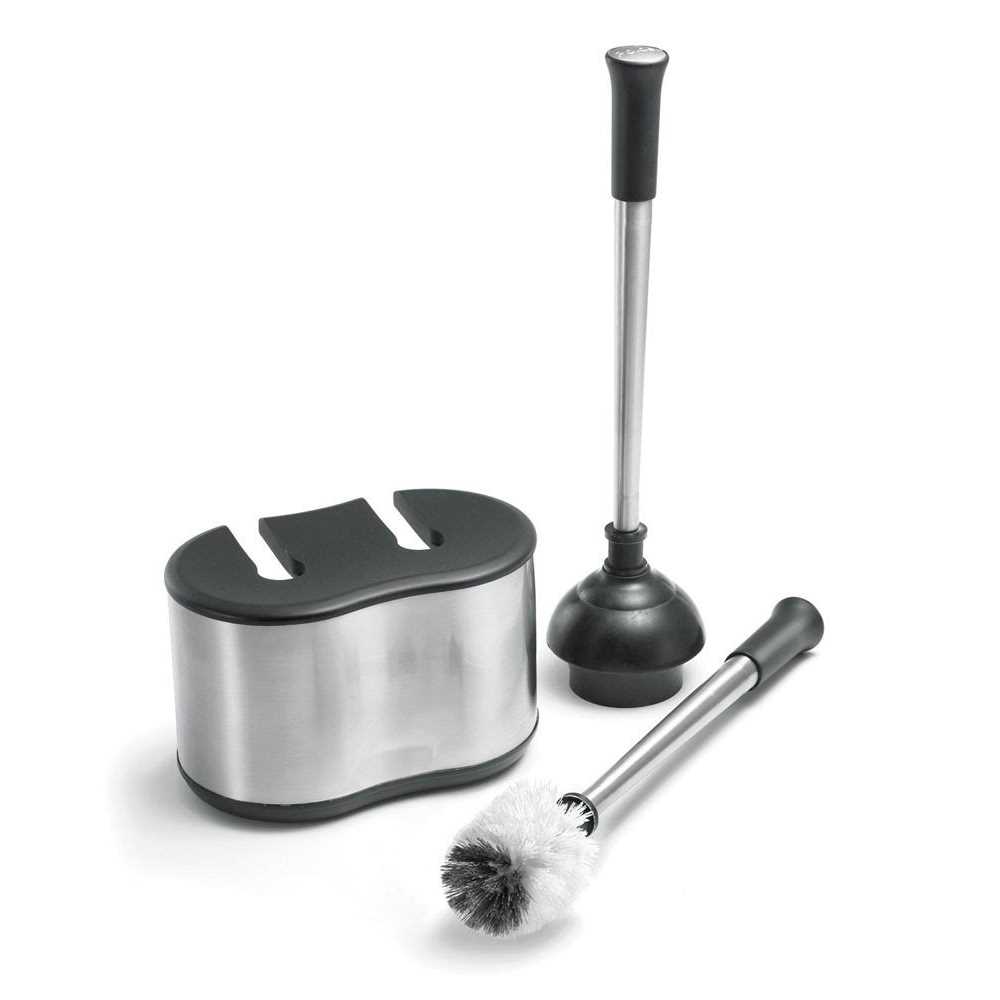 Polder Toilet Brush and Plunger Caddy - Image 3