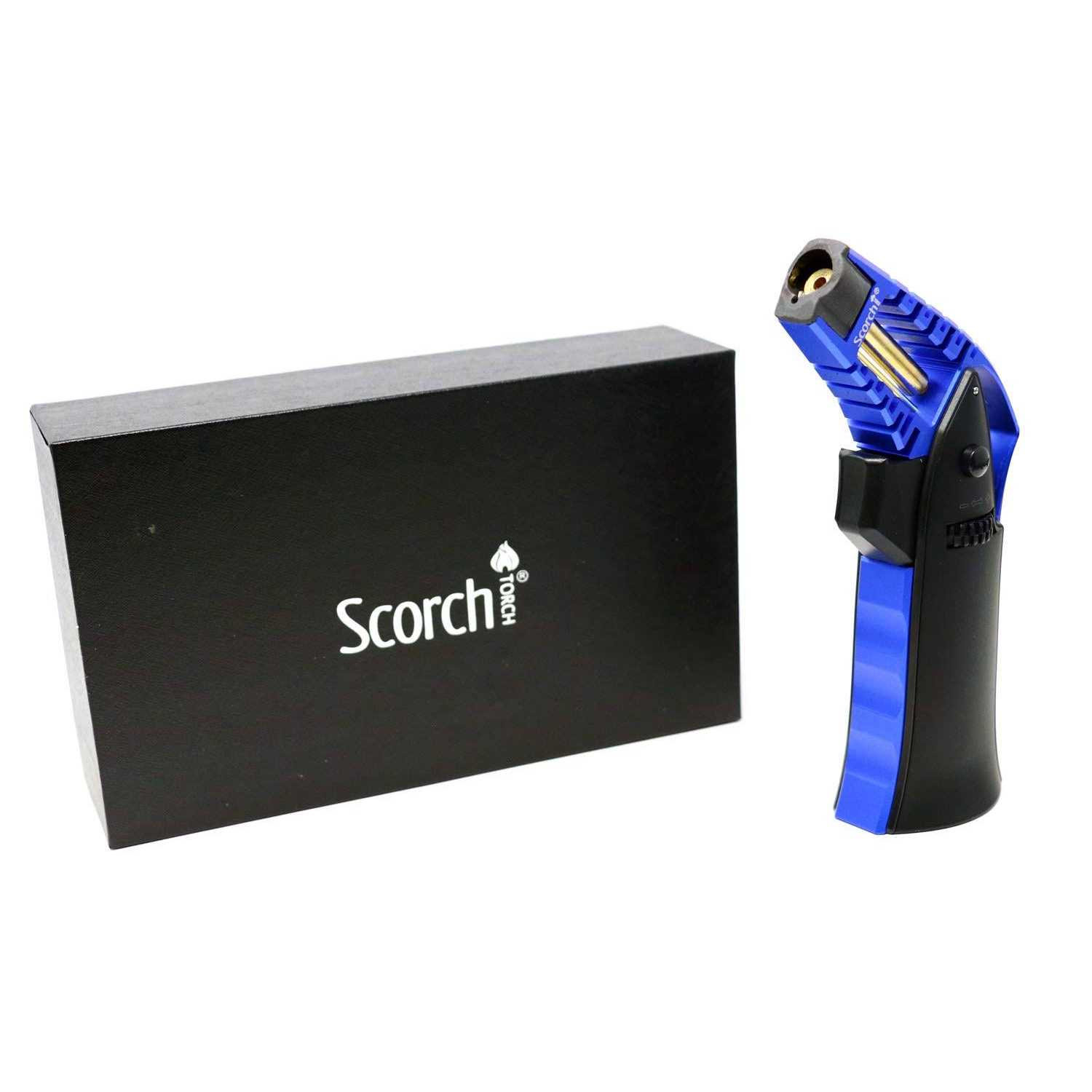 Scorch Torch CNC Machined 6.75 Tall Handheld Aluminum Flame Adjustable Butane Refillable Torch in Gift Box - Image 4