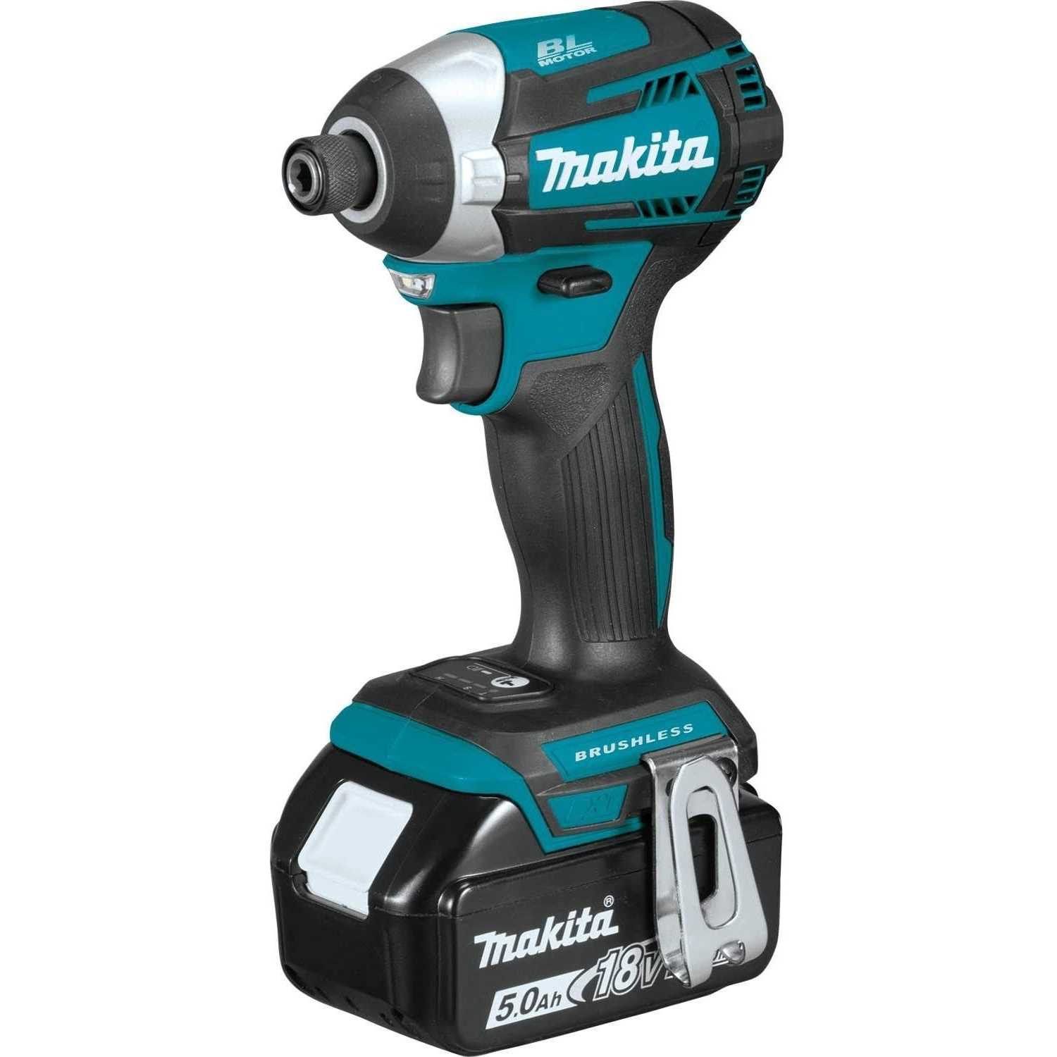 Makita XDT14T 18V LXT Lithium-Ion Brushless Cordless Quick-Shift Mode 3-Speed Impact Driver Kit - Image 4