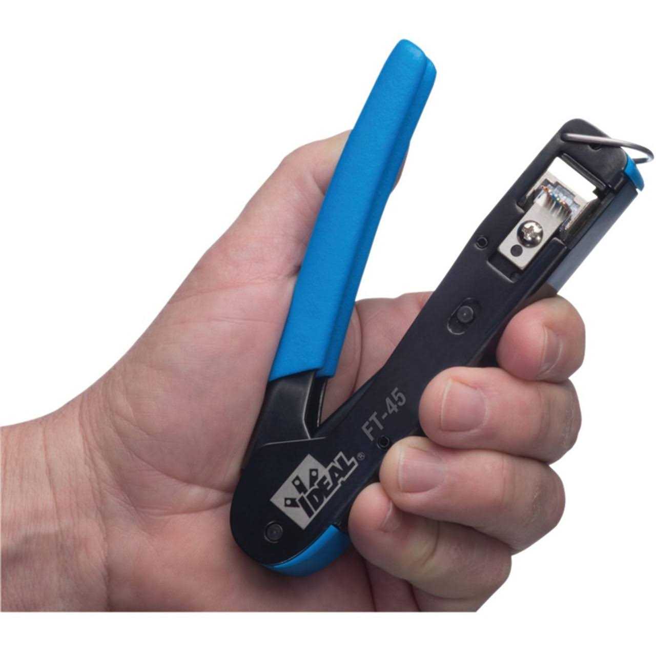 Ideal 30-495 FT-45 Feed-Thru Modular Plug Crimp Tool - Image 3