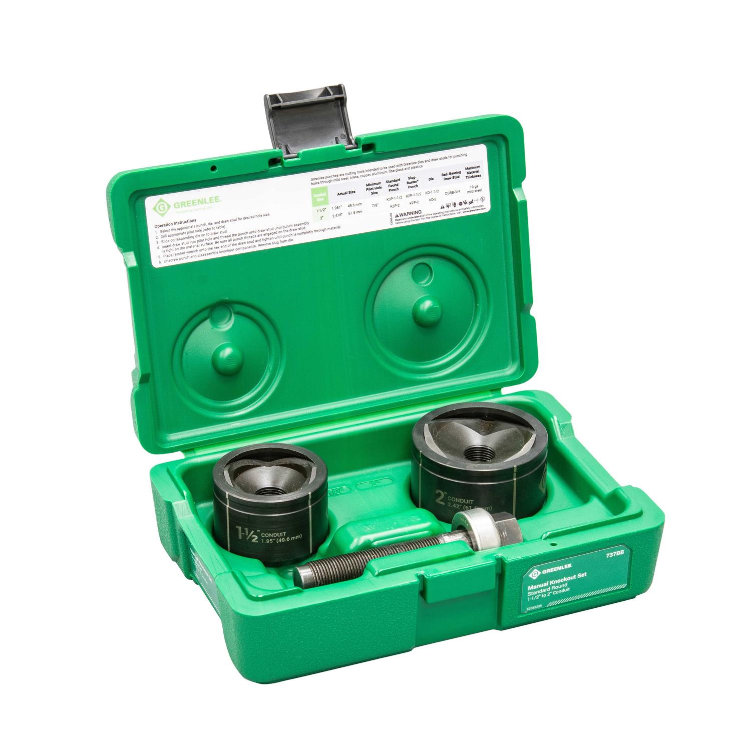 Greenlee 737BB Knockout Punch Driver Kit - Image 5