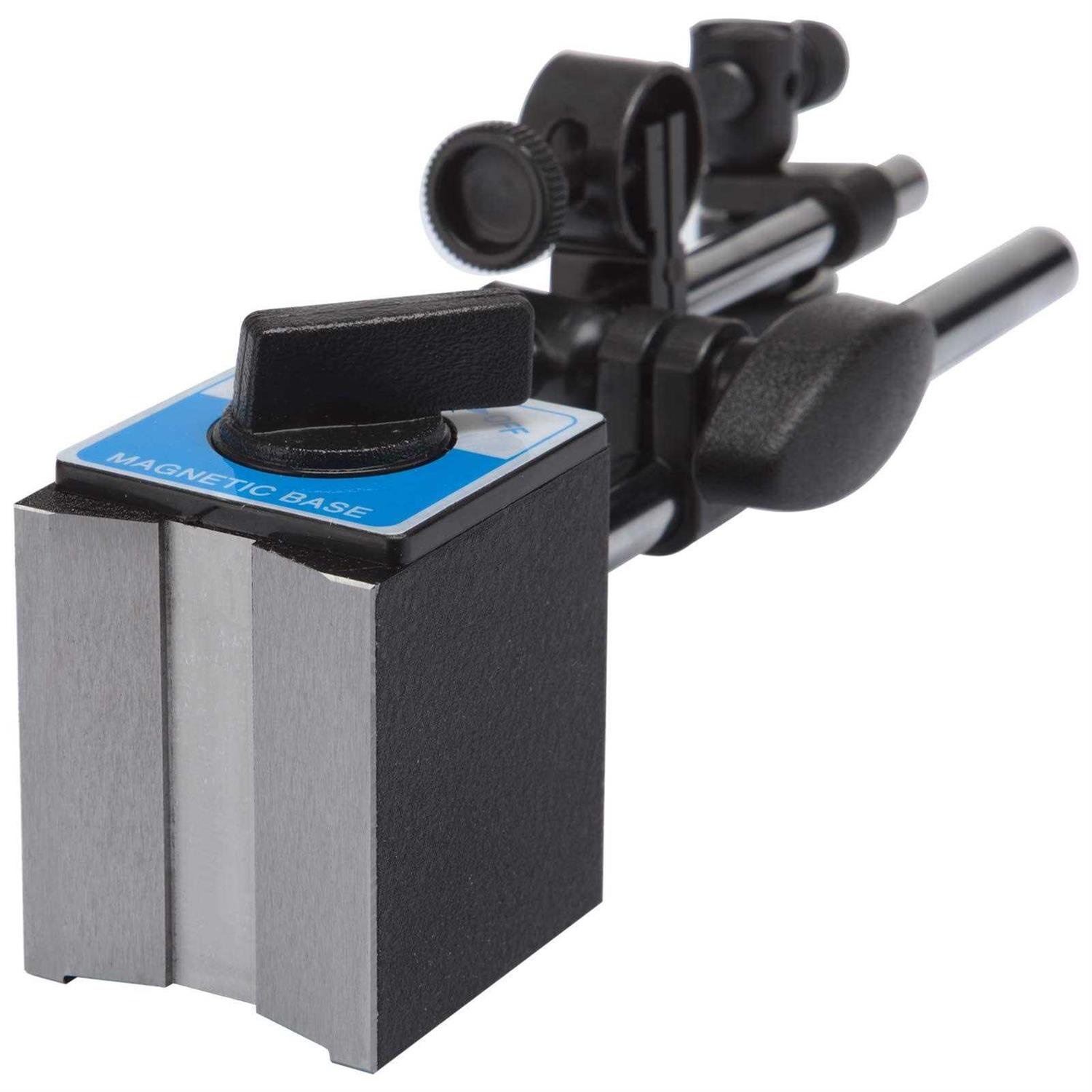 NACHEE Dial Indicator with Magnetic Base Holder Differential Backlash Gauge 0-1.0 Tester Gage Gauge Fine Adjustable Long Arm 0.001 Precision - Image 4