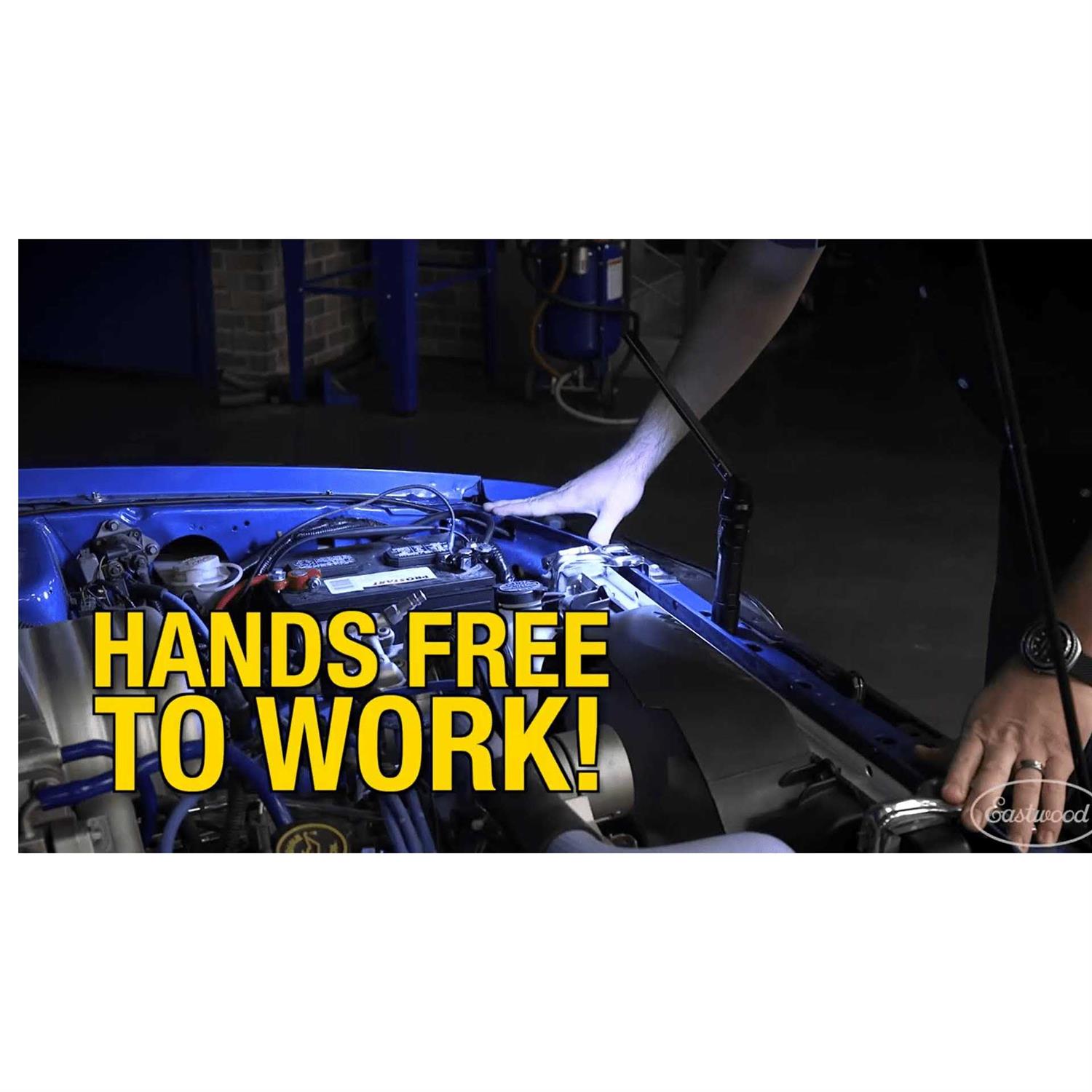 NextLED 350 Lumen Foldable Slim Rechargeable LED Work Light with Strong Magnet - Image 4