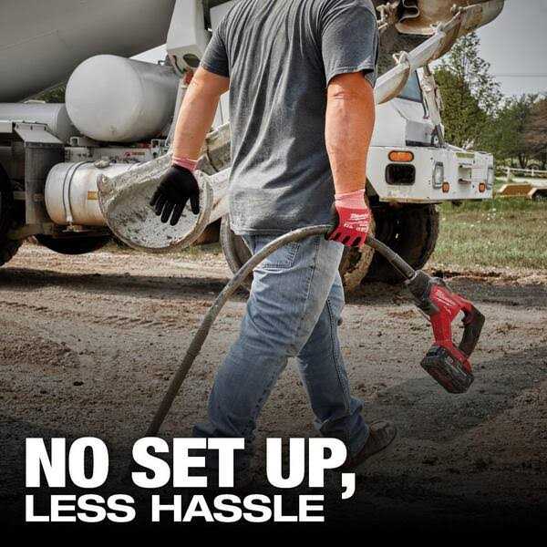 Milwaukee M18 FUEL 18-Volt Lithium-Ion Brushless Cordless 4 ft. Concrete Pencil Vibrator w/FUEL PACKOUT Wet/Dry Vacuum - Image 4