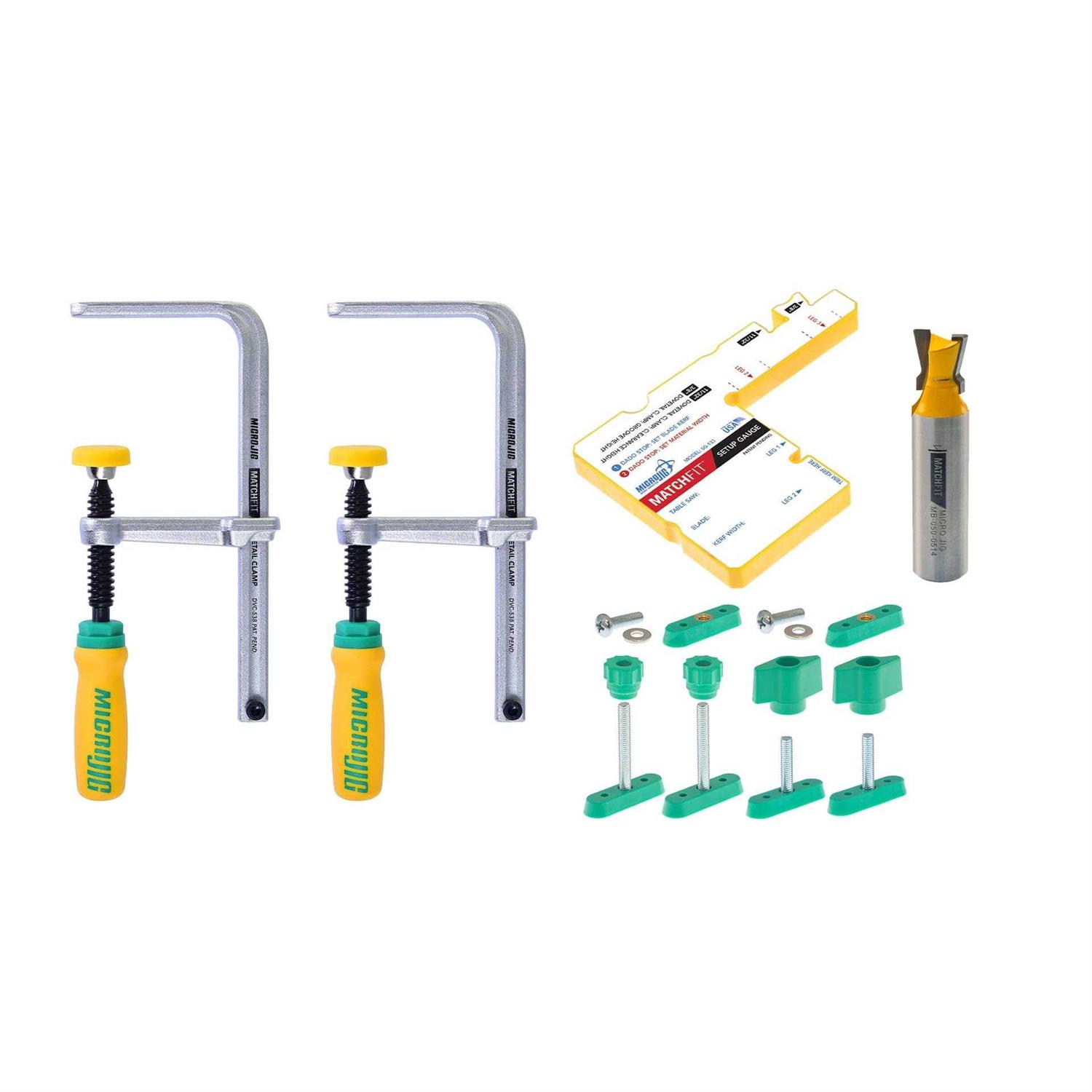 Microjig Matchfit Dovetail Clamp Pro
