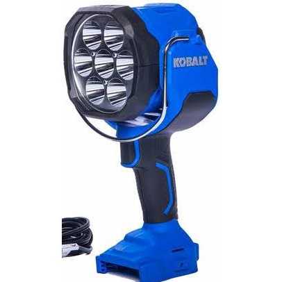 Kobalt 24-volt 2700-Lumen LED Rechargeable Power Tool Flashlight in Blue KSL 124B-03 - Image 3