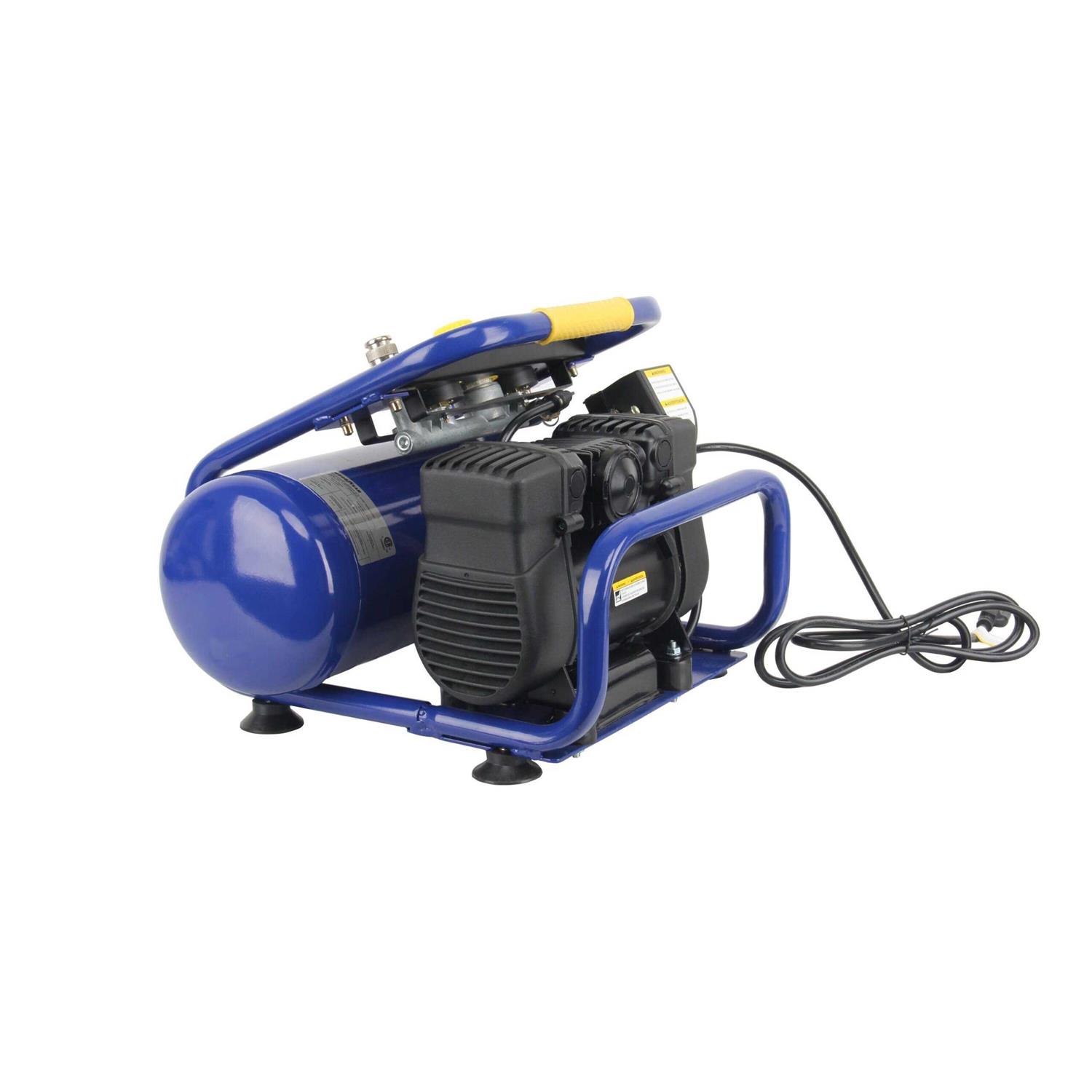 Goodyear 2 Gallon Quiet Portable Roll Cage Design Air Compressor - Image 5