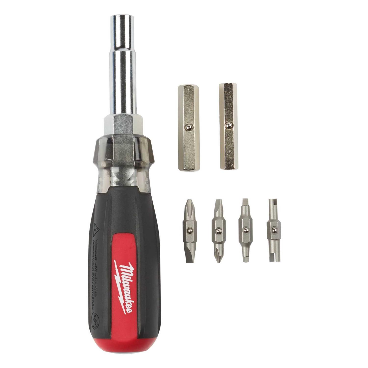 Milwaukee 48-22-2881 13-in-1 Cushion Grip Screwdriver with Schrader Bit - Image 3