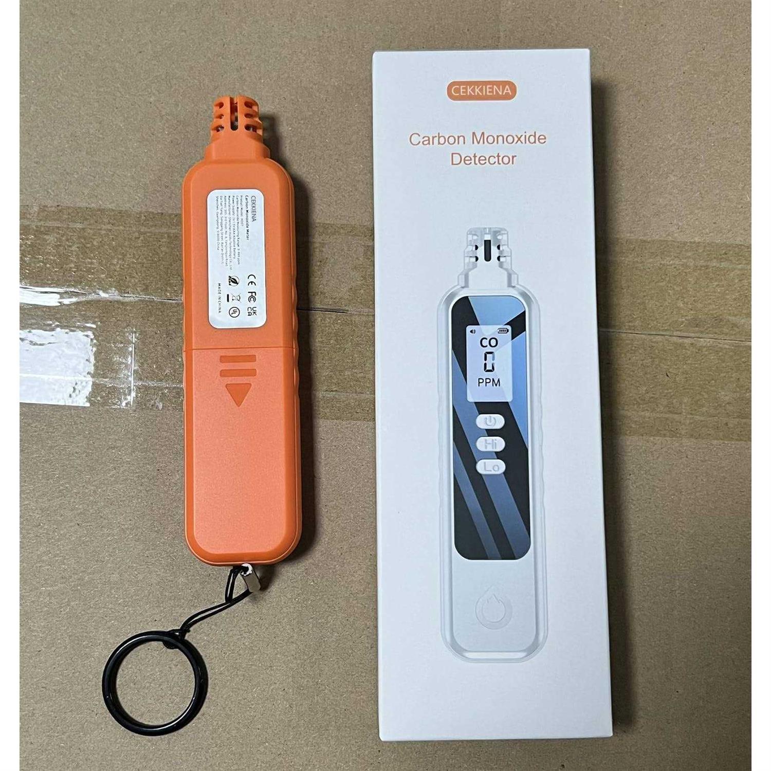 CEKKIENA Gas Leak Detector Portable Nature Gas Detectors Alarm Audible Methane Hexane Propane Sniffer Located with Lo/Hi Mode Gas Meter with LCD - Image 5