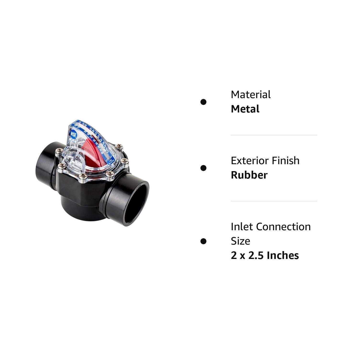 Flowvis 2 x 2.5in. Complete Pool Flow Meter and Check Valve Fv-c - Image 4