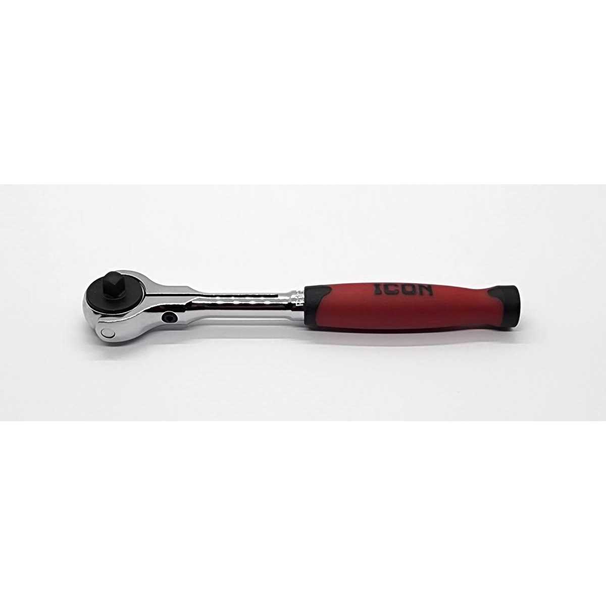 Icon 1/4 in. Drive Professional Swivel Head Ratchet with Comfort Grip - Image 4