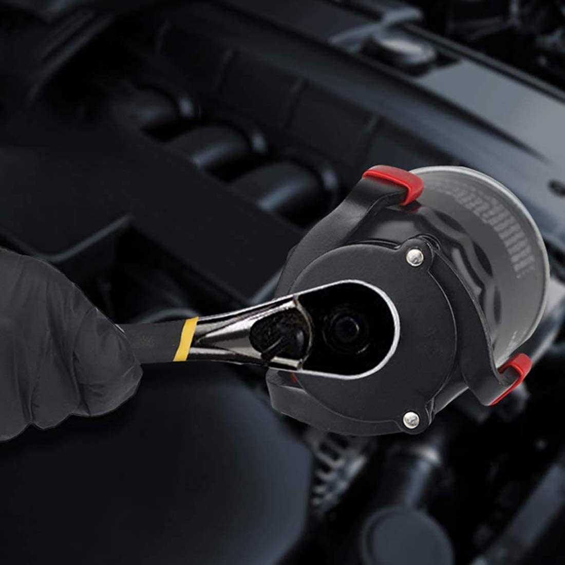 Eastyard Universal Oil Filter Wrench Adjustable 3 Jaw Oil Filter Removal Tool Range 2.4 to 4.3 inch with 1/2'' Adapter 3/8'' Square Drive Socket - Image 4