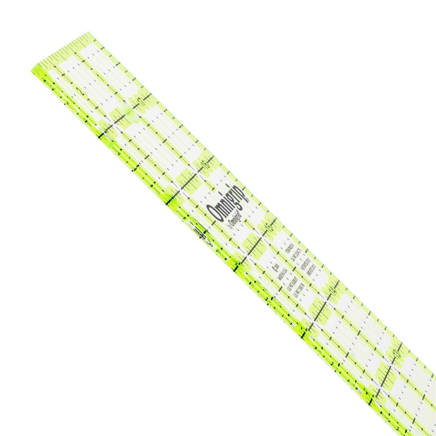 Omnigrid Omnigrip Ruler Non Slip Neon 6X12 - Image 5
