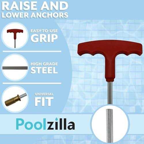 Poolzilla 24 inch Hex Key for Pool Anchors, Easily Raise and Lower Anchors - Image 5