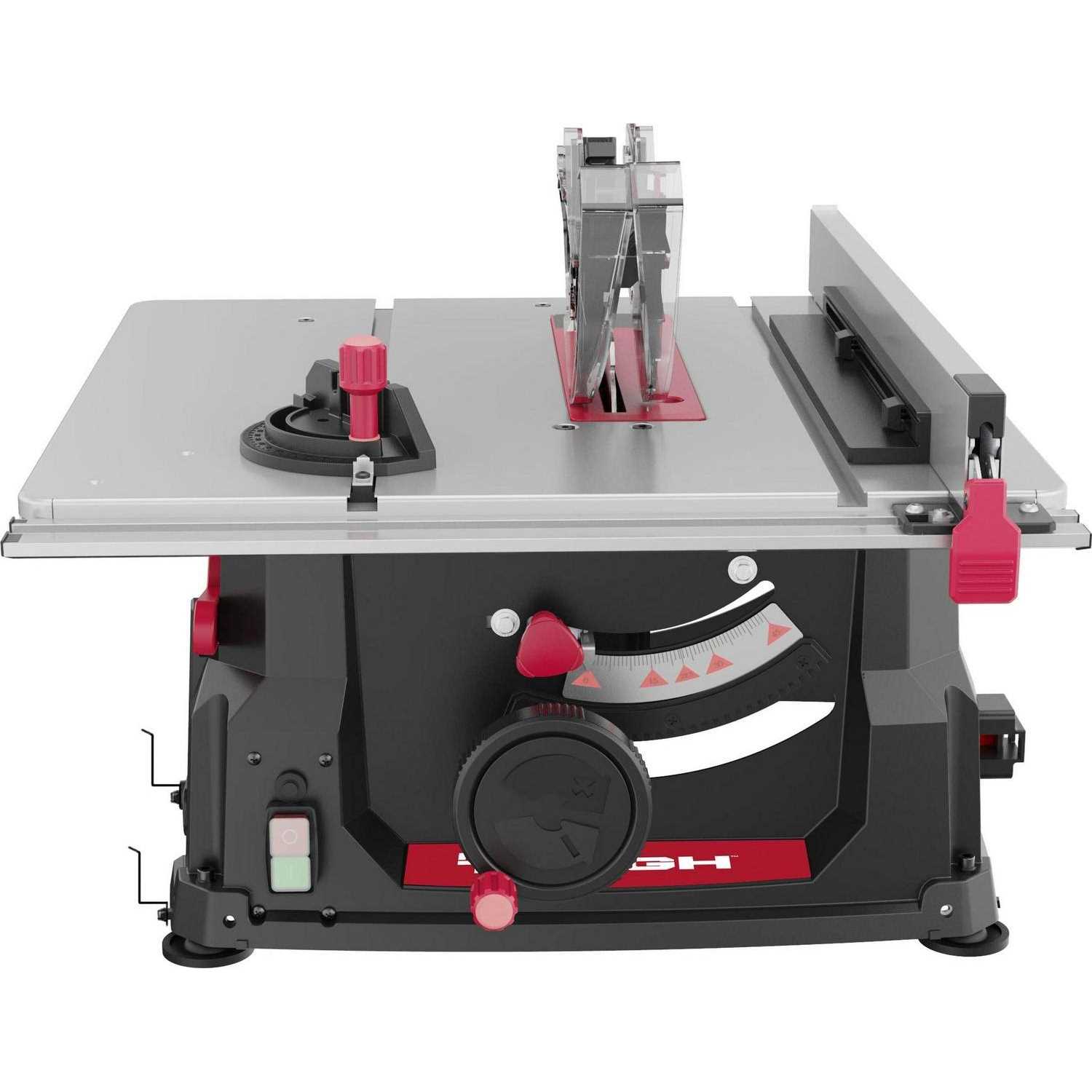 Hyper Tough 10 inch 15 Amp Table Saw TS1001 - Image 4