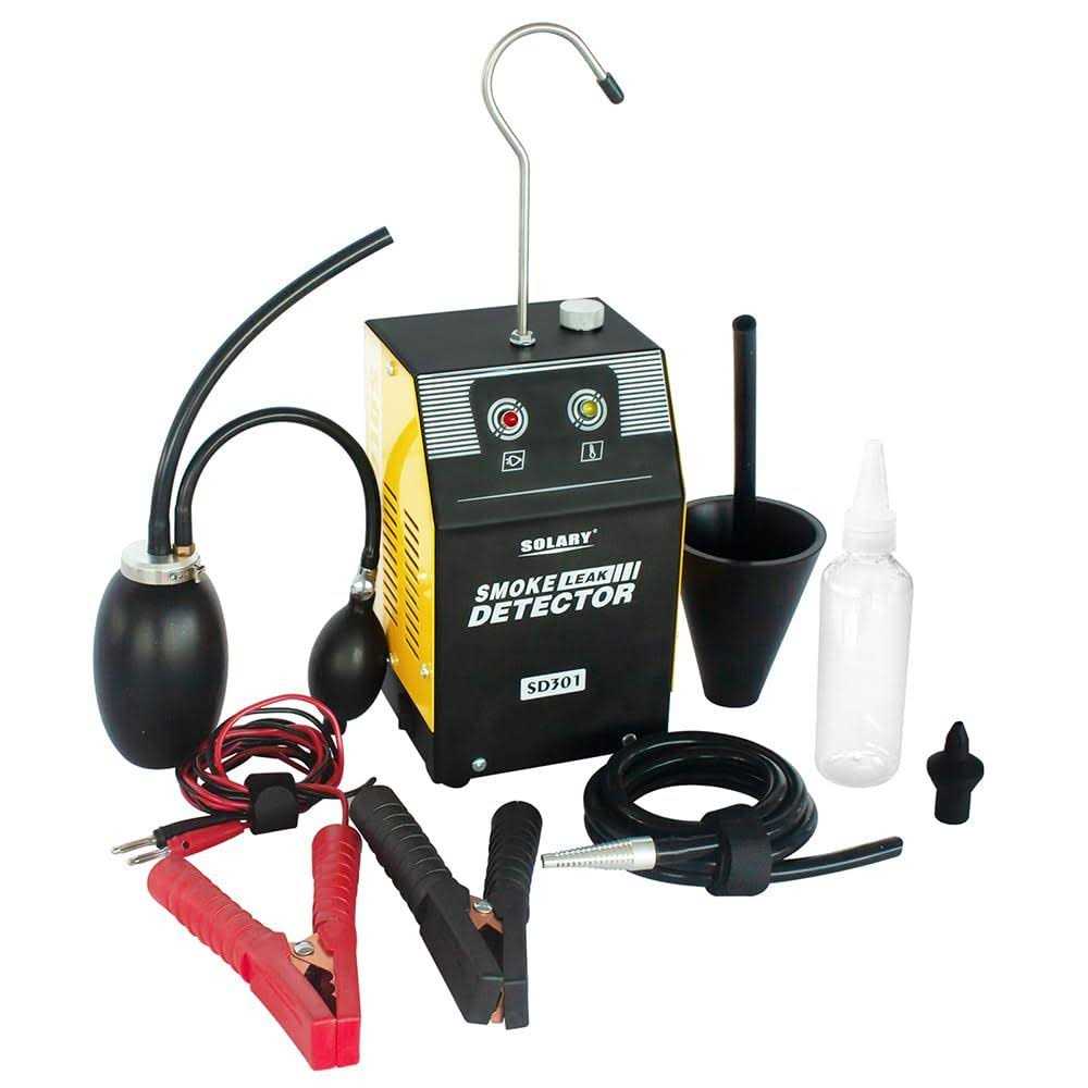 Solary Automotive Smoke Machine Leak Detector 12V DC EVAP Vacuum Diagnostic Tester for Pipe System - Image 3
