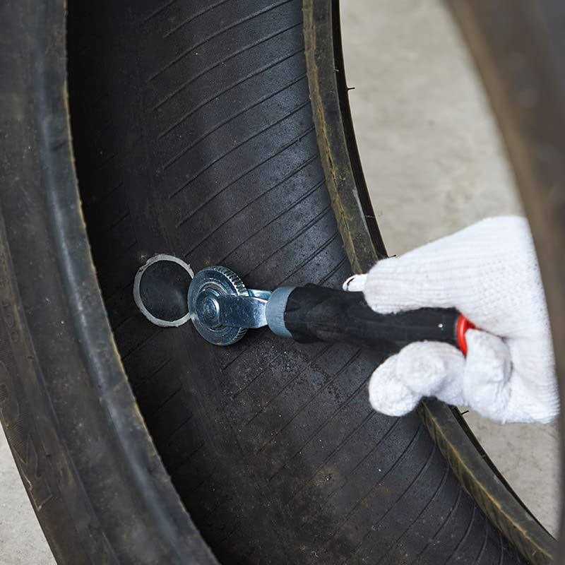 Power Aero Novia Pneumatic Tire Buffer Full Kit, Air Tire Grinder with Tire Patch Roller and Tire Scraper - Image 5