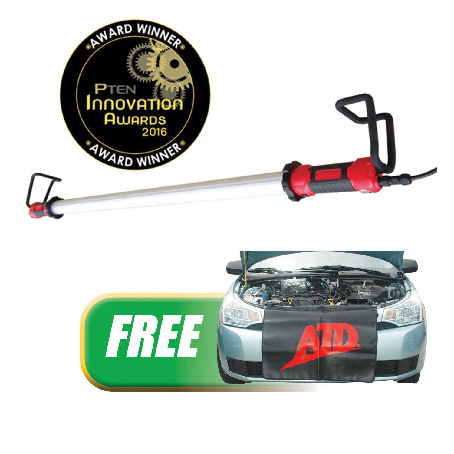 ATD 80357 2000 Lumen Corded/Cordless LED Underhood Light - Image 3