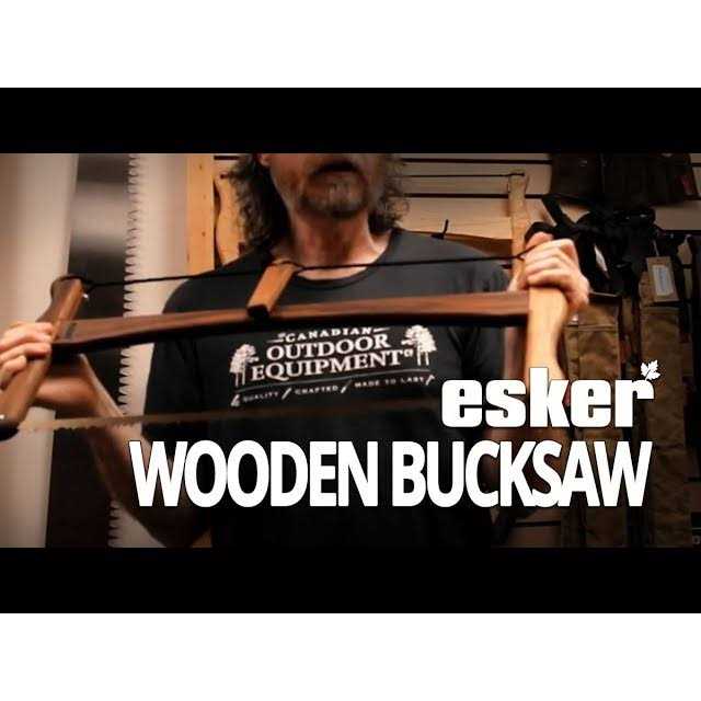 Esker Folding Wooden Bucksaw - Image 3