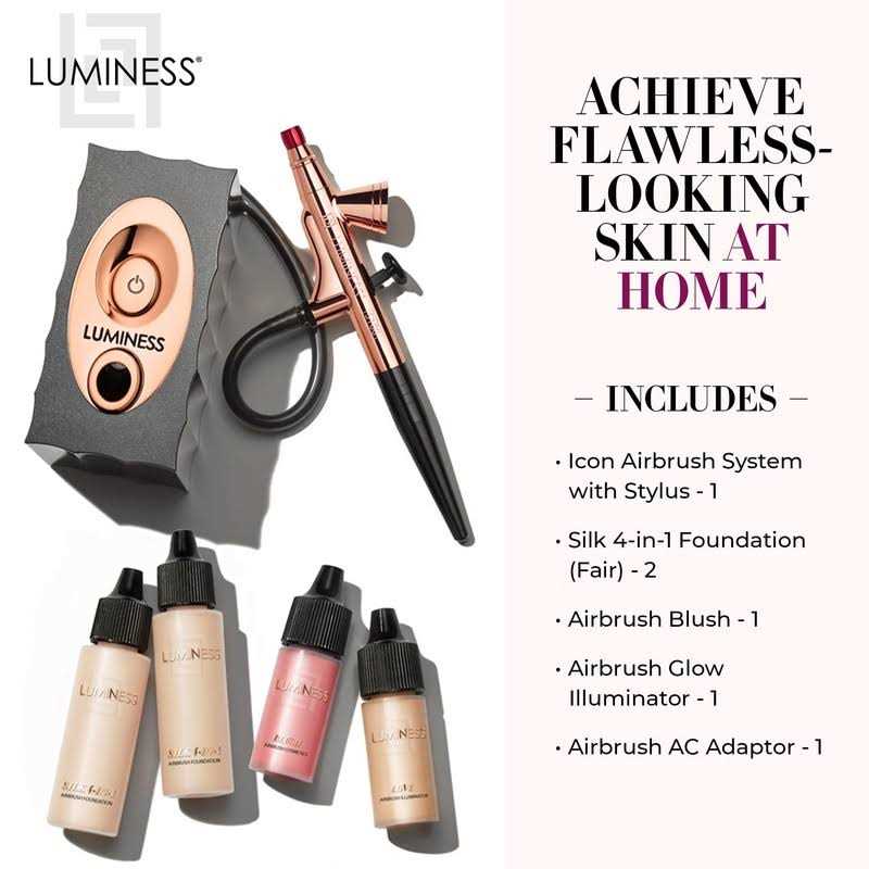 Luminess Air Icon Makeup Airbrush System and 4-Piece Foundation Starter Kit - Image 3