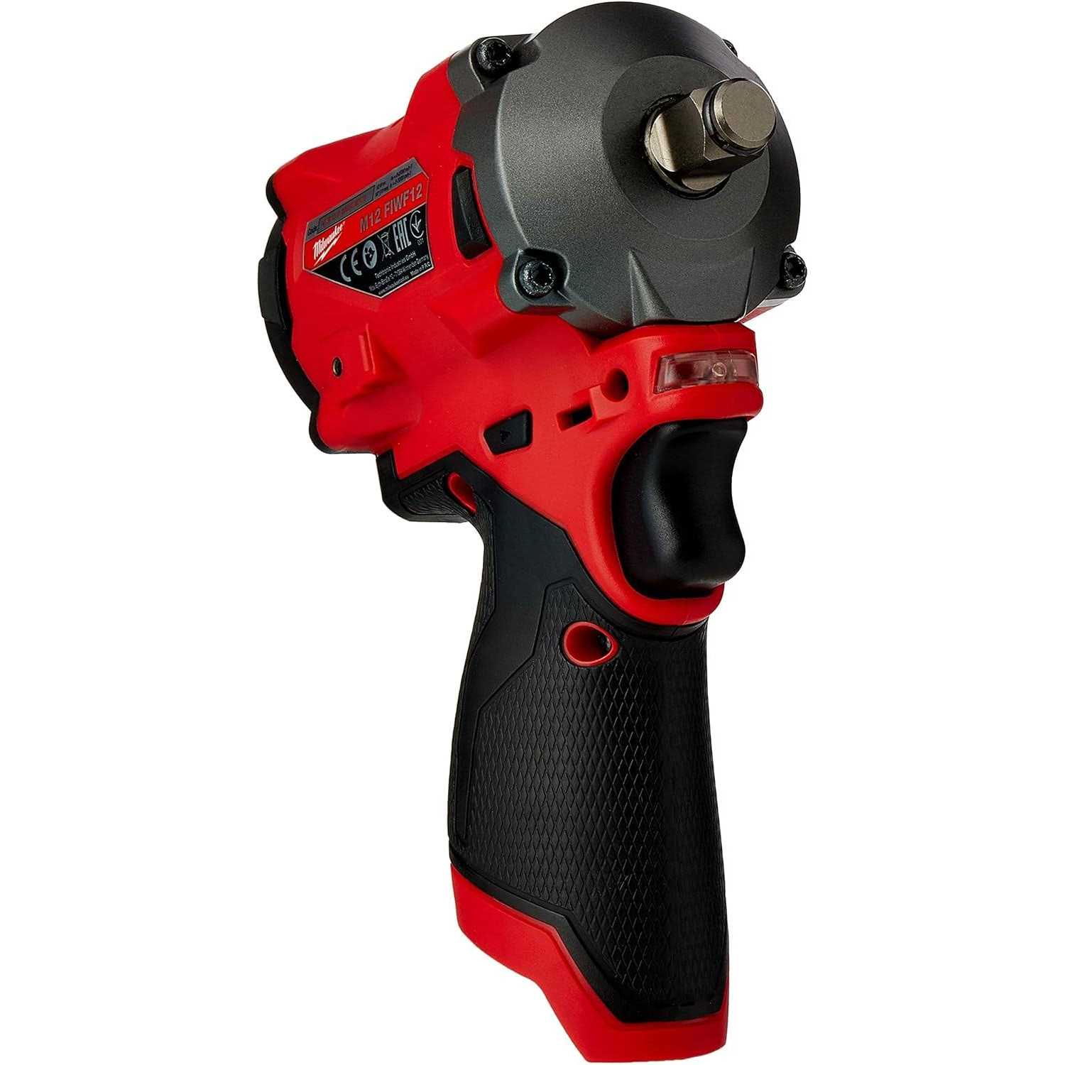 Milwaukee M12 Fiwf12-0 Fuel 1/2in Impact Wrench 12V Bare Unit - Image 3