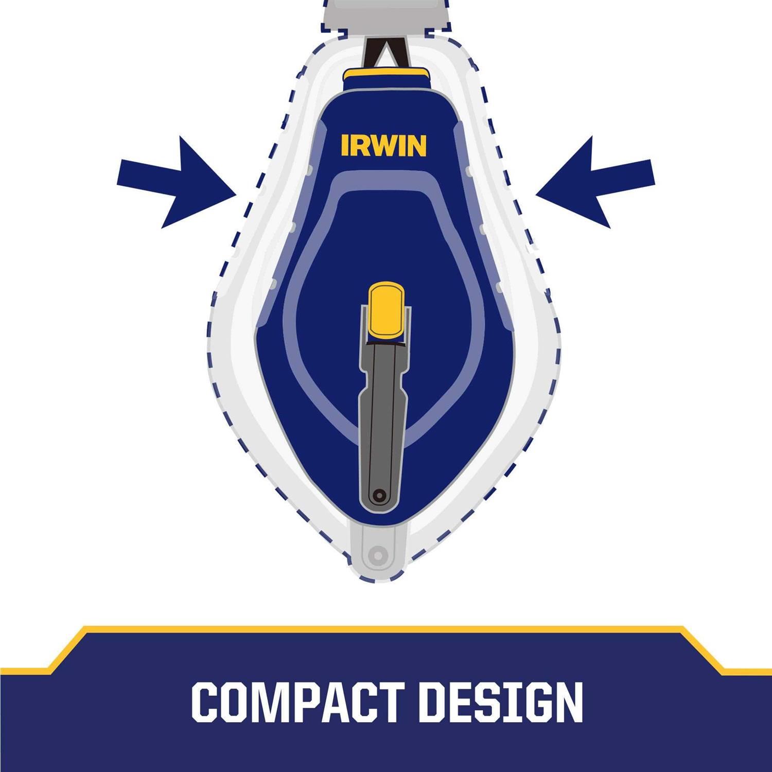 Irwin Tools Strait-Line Compact Chalk Reel IWHT48440 - Image 5