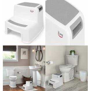 iLove 2 Step Stool for Kids and Toddlers, Bathroom and Toilet Stool for Potty Training - Image 5