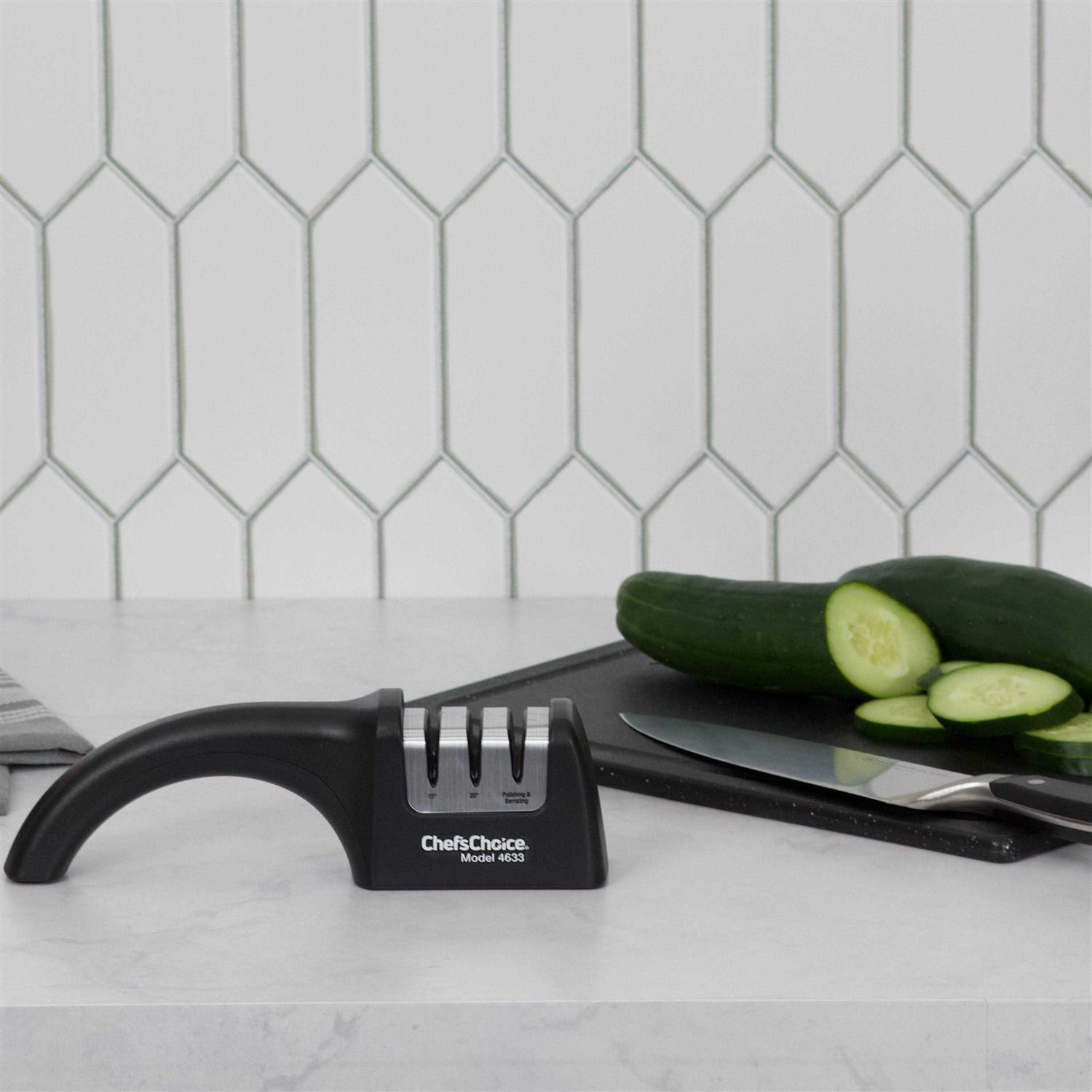 Chef'sChoice AngleSelect 2-Stage Manual Diamond Hone Knife Sharpener - Image 4