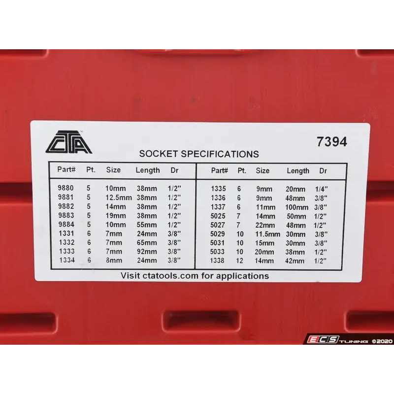 CTA 7394 18 Pc. Brake Caliper Socket Set - Image 3